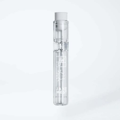 Jane West | Travel Pipe Chillum - White | Sleek and Sustainable Flower Companion