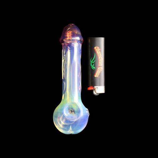chameleon glass Mr. Johnson Penis pipe