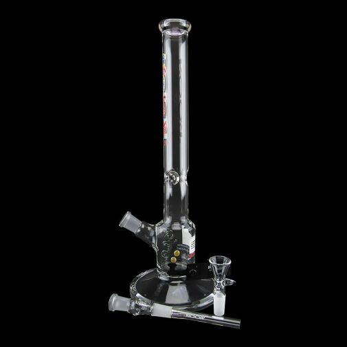 Roor 14″ Snapper Bong 32x4mm With Ice Pinch - Tie-Dye 09