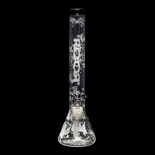 ROOR Custom Sandblasted 18" Water Pipe - Alien O.G. Strain - 07