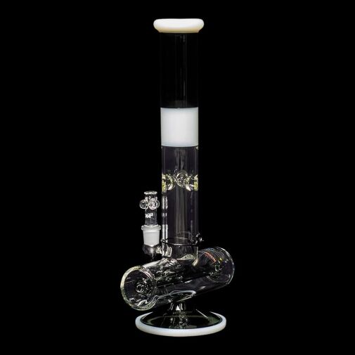 ROOR Tech 18" Inline Bong "Smokey Grey & White" 04