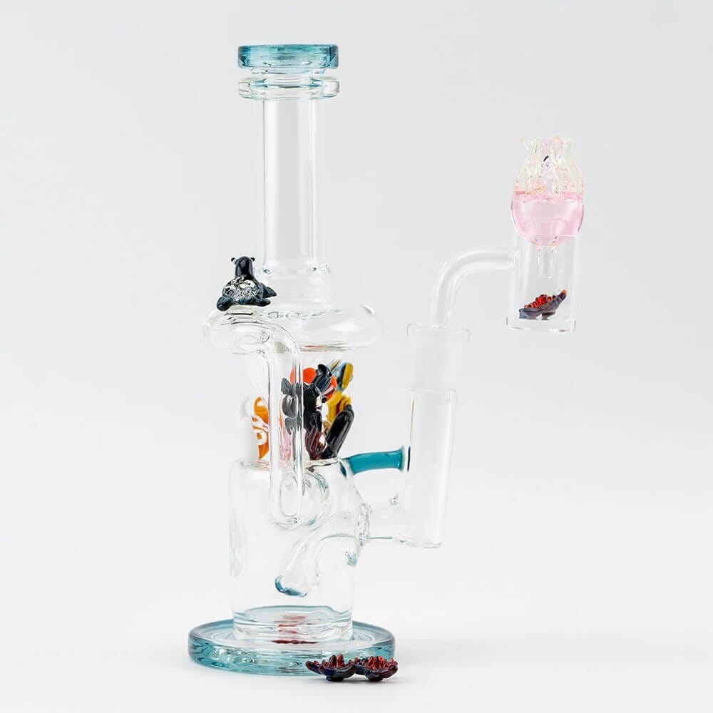 Empire Glassworks Mini Recycler Rig East Australian Current - 03