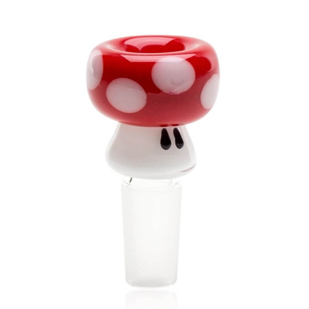 Empire Glassworks Male Bowl Red Mushroom