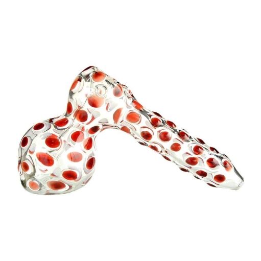 4:20 Generic Label 6.5" Red Dot Hammer Bubbler / 3