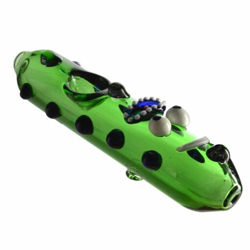 4:20 Generic Label 5" Pickle Rick Steamroller Hand Pipe / 2