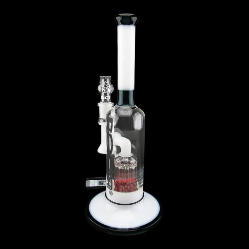 ROOR Tech 12" Fixed Stemless Bubbler - Jade & White - 002