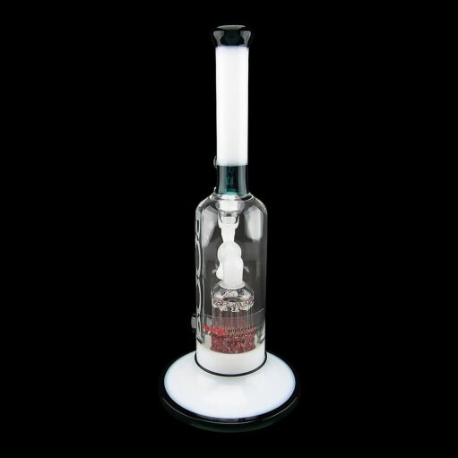 ROOR Tech 12" Fixed Stemless Bubbler - Jade & White - 003