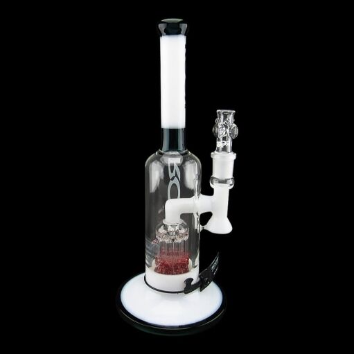 ROOR Tech 12" Fixed Stemless Bubbler - Jade & White - 005