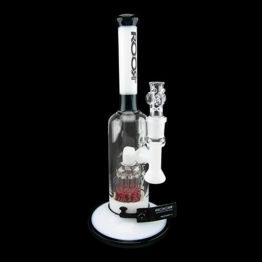 ROOR Tech 12" Fixed Stemless Bubbler - Jade & White - 006