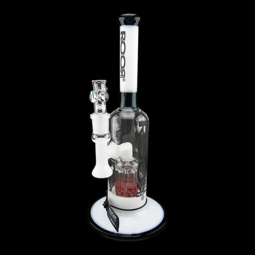 ROOR Tech 12" Fixed Stemless Bubbler - Jade & White - 008