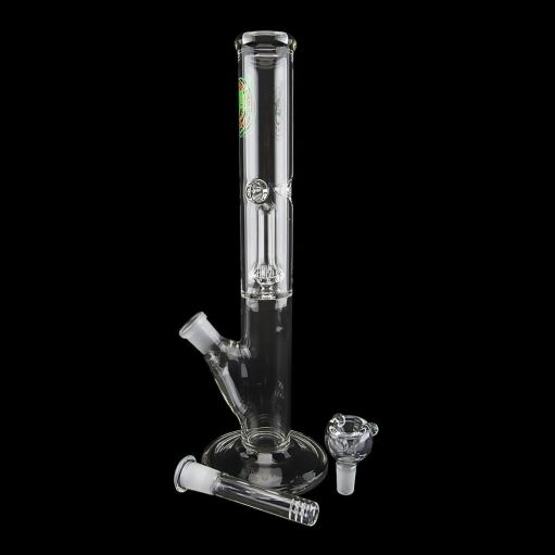 12.5" Single Showerhead Perc Straight Tube Water Pipe - 09