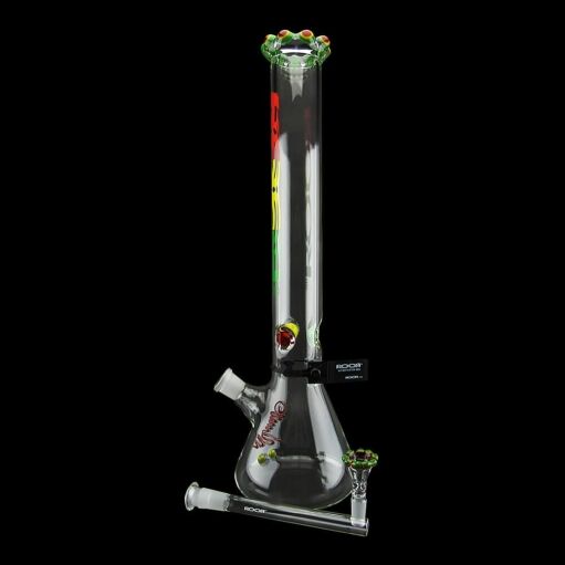 Roor Beaker Rasta Crown 18 Inch 09
