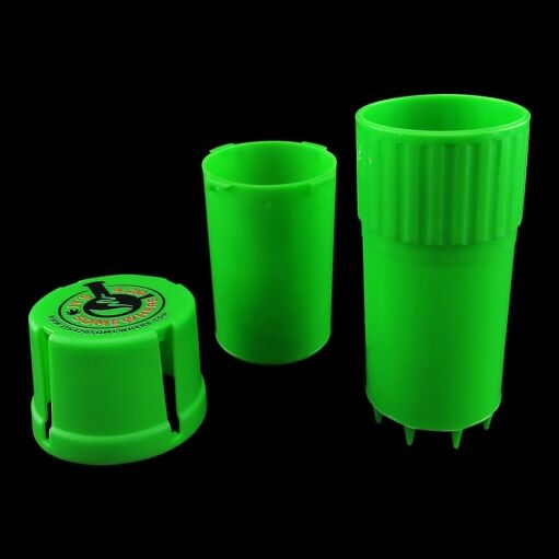 Medtainer "It's 4:20 Somewhere" Storage w/ Grinder - 3 Piece Breakdown