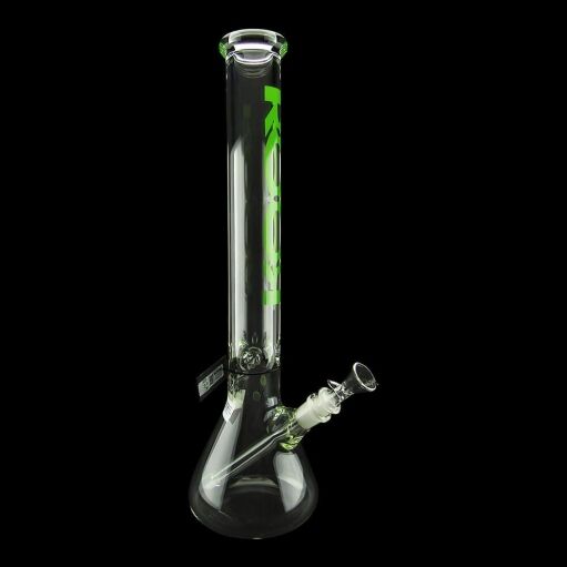Roor Classic Beaker 18 inch Bong 50mm x 7mm Green - 06