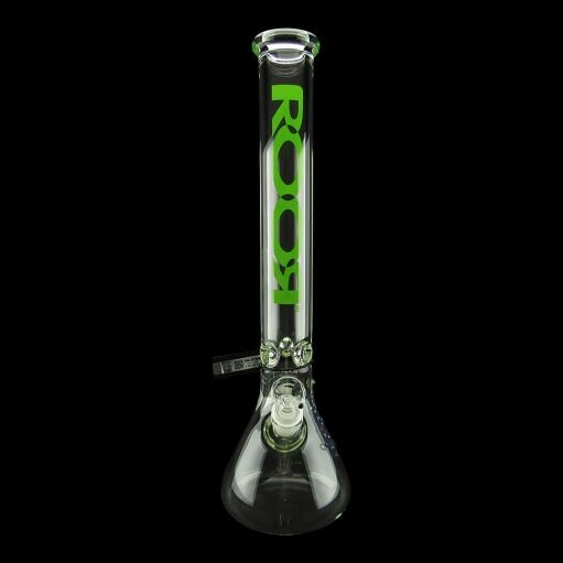 Roor Classic Beaker 18 inch Bong 50mm x 7mm Green - 07
