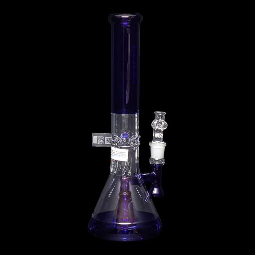 ROOR Tech Mini 14" Fixed Stem Beaker - Blue & Clear - 04