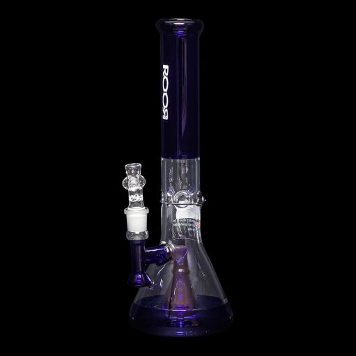 ROOR Tech Mini 14" Fixed Stem Beaker - Blue & Clear - 08