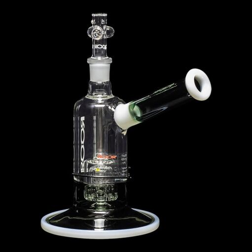 ROOR Tech 8" Fixed Barrel Bubbler - Grey & White - 06