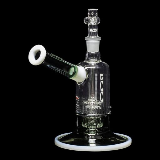 ROOR Tech 8" Fixed Barrel Bubbler - Grey & White - 08