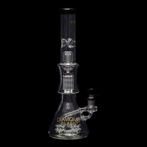 Diamond Glass Sea Mine Beaker Water Pipe - 01