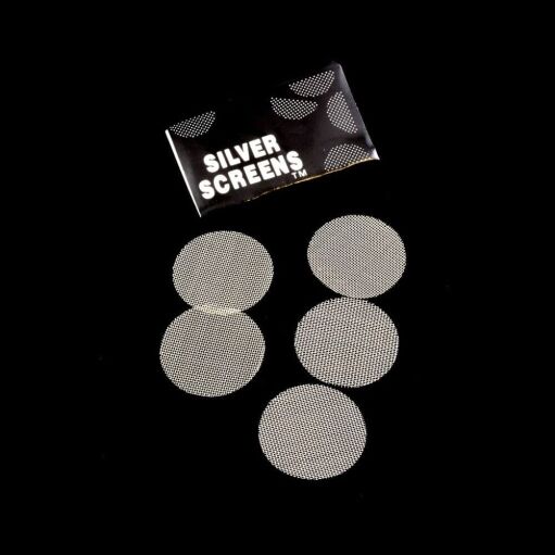Silver Stainless Steel Pipe Screens - 5pc Pack - 01
