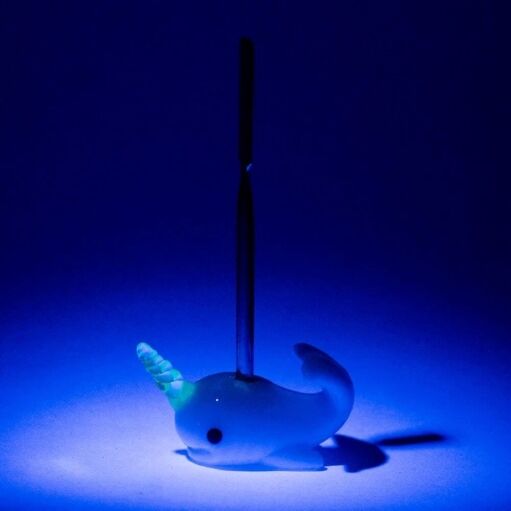 Empire Glassworks Radioactive Narwhal Dabber - 02