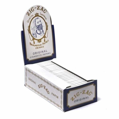 Placeholder Zig Zag Rolling Papers White Original – 1 pk - Display Box