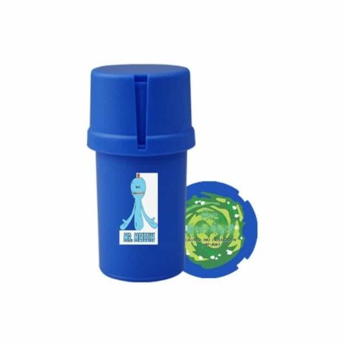 The Medtainer Storage w/ Grinder Meeseeks / Blue - 20 Dram