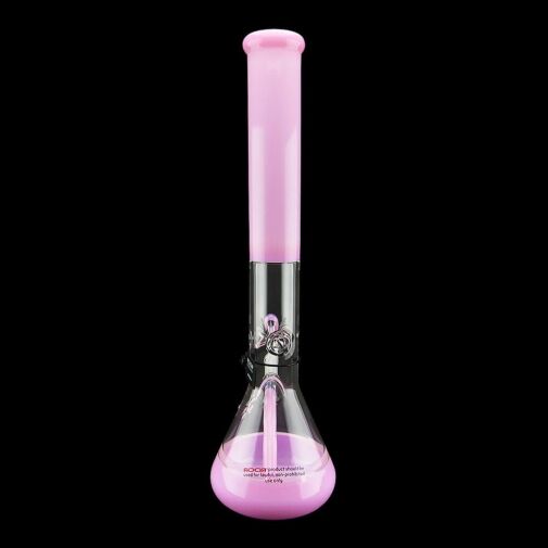 ROOR Custom Classic 18" Beaker Water Pipe 50mm x 5mm - Pink - 003