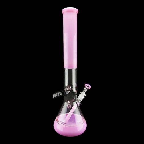 ROOR Custom Classic 18" Beaker Water Pipe 50mm x 5mm - Pink - 004
