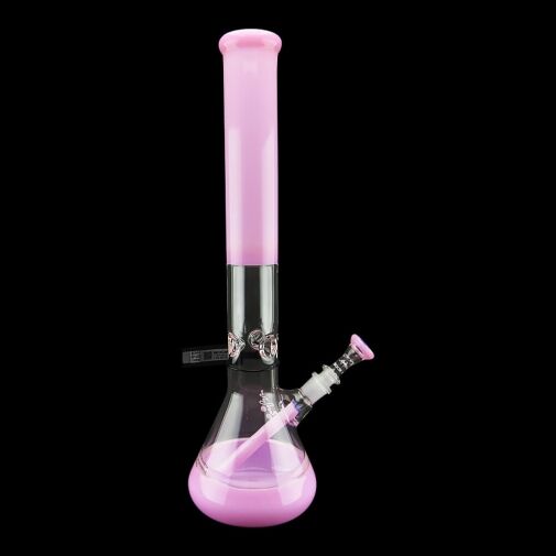 ROOR Custom Classic 18" Beaker Water Pipe 50mm x 5mm - Pink - 005