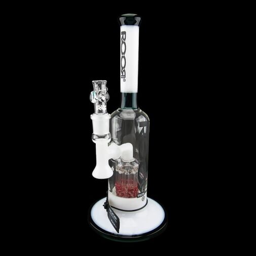 ROOR Tech 12" Fixed Stemless Bubbler - Jade & White - 008