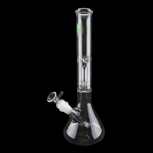 13" Single Showerhead Perc Beaker Water Pipe - 08
