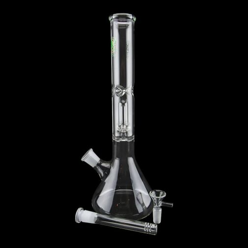 13" Single Showerhead Perc Beaker Water Pipe - 09