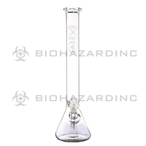 Bio Hazard 18" Classic 50mm x 5mm Beaker Water Pipe - Gold