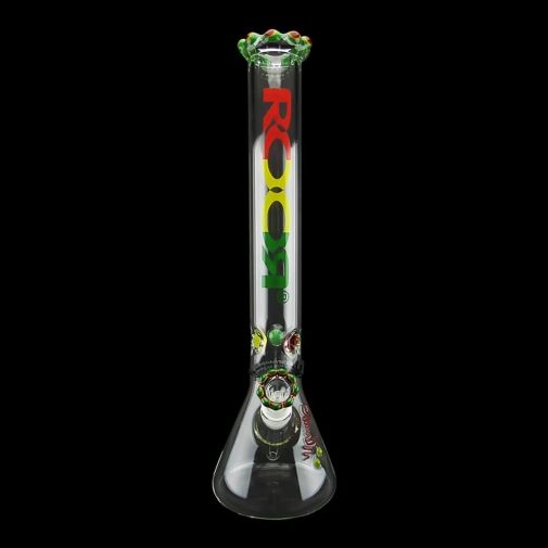 Roor Beaker Rasta Crown 18 Inch 07