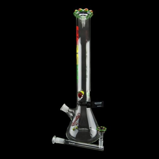 Roor Beaker Rasta Crown 18 Inch 09