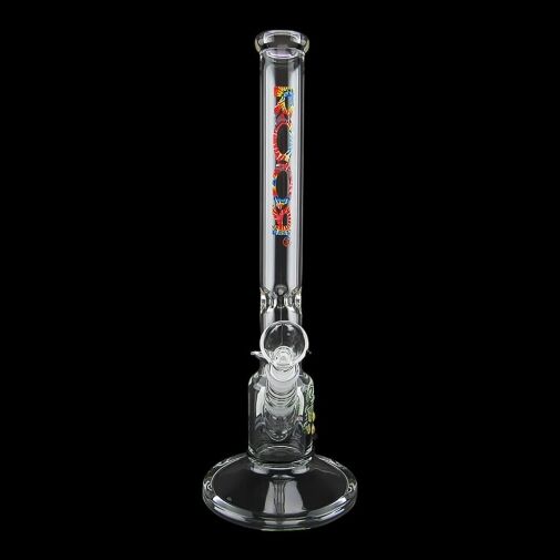 Roor 14″ Snapper Bong 32x4mm With Ice Pinch - Tie-Dye 07