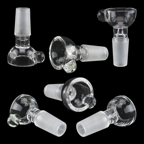 Single Marble Glass Bowl - 14mm Male - 07