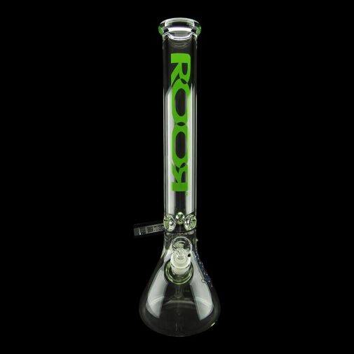 Roor Classic Beaker 18 inch Bong 50mm x 7mm Green - 07