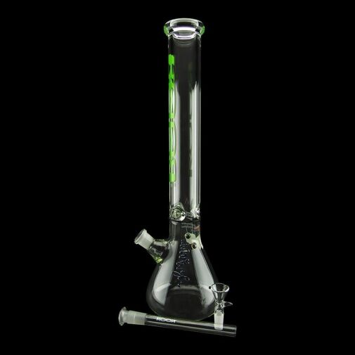 Roor Classic Beaker 18 inch Bong 50mm x 7mm Green - 09