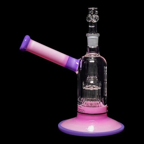 ROOR Tech Fixed 8" 10-Arm Tree Bubbler - Pink & Purple - 01