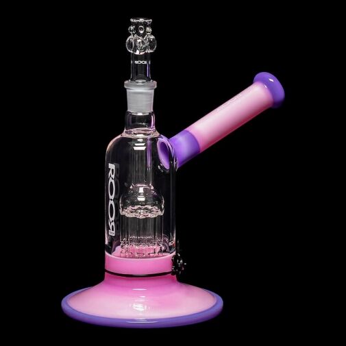 ROOR Tech Fixed 8" 10-Arm Tree Bubbler - Pink & Purple - 04