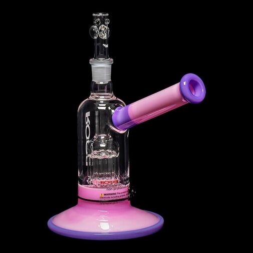 ROOR Tech Fixed 8" 10-Arm Tree Bubbler - Pink & Purple - 06