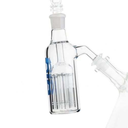 BIO GLASS 6" 6-Arm Tree Percolator Ash Catcher 45° - 19mm/14mm 03