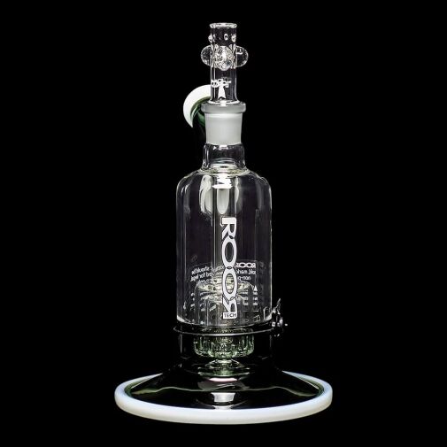 ROOR Tech 8" Fixed Barrel Bubbler - Grey & White - 03