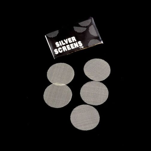 Silver Stainless Steel Pipe Screens - 5pc Pack - 01