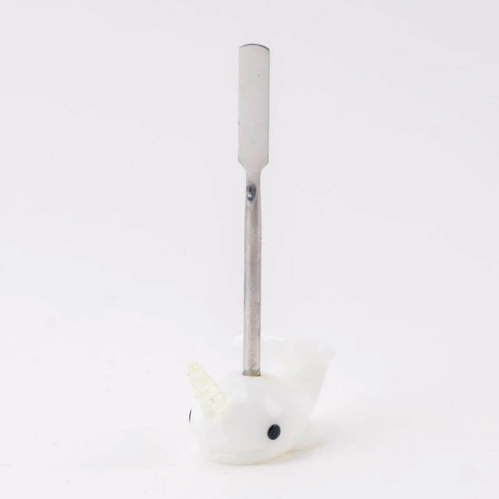 Empire Glassworks Radioactive Narwhal Dabber - 03