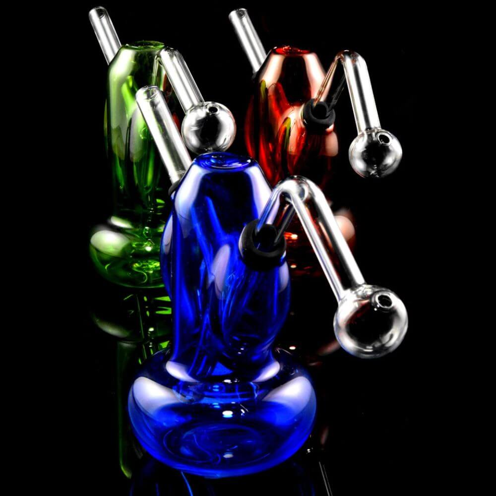 Colored Round Base Oil Burner Rig