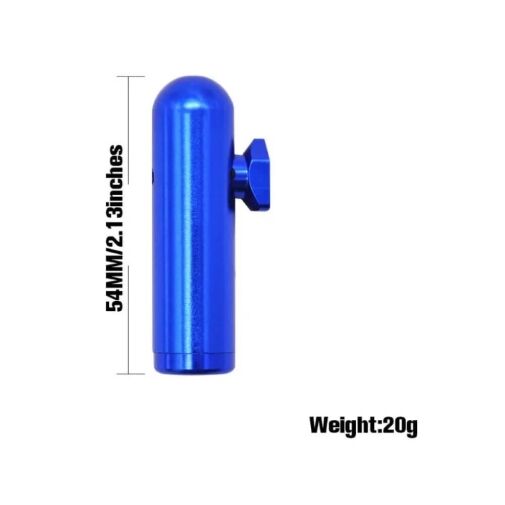 Premium Machined Aluminum Snuff Bullet "The Dome" - 02